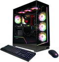 CyberpowerPC Gaming Desktop PC GM70929 AMD Ryzen 7 9800X3D 32GB DDR5 2TB NVMe SSD AMD Radeon RX 9070 XT Windows 11 Home 64-bit