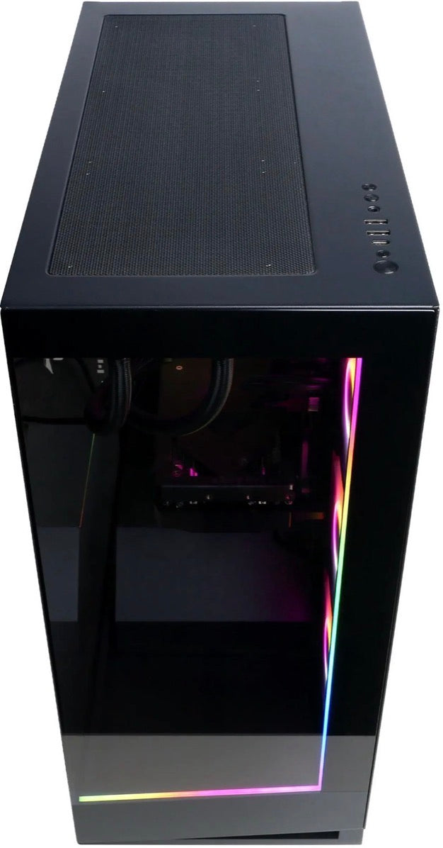 CyberpowerPC Gaming Desktop PC GM70929 AMD Ryzen 7 9800X3D 32GB DDR5 2TB NVMe SSD AMD Radeon RX 9070 XT Windows 11 Home 64-bit