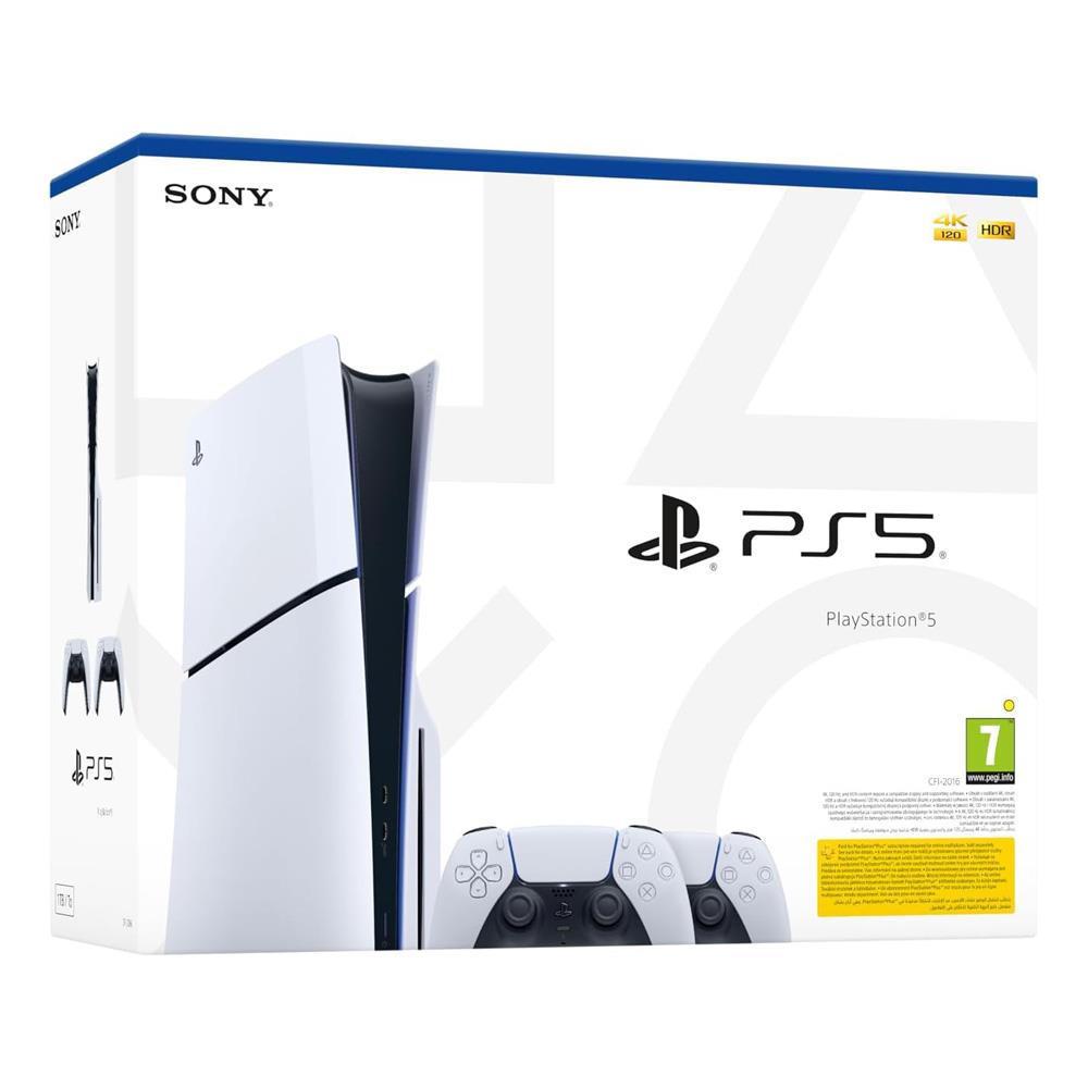 Sony Playstation 5 Slim Disc 1TB Dualsense Bundle