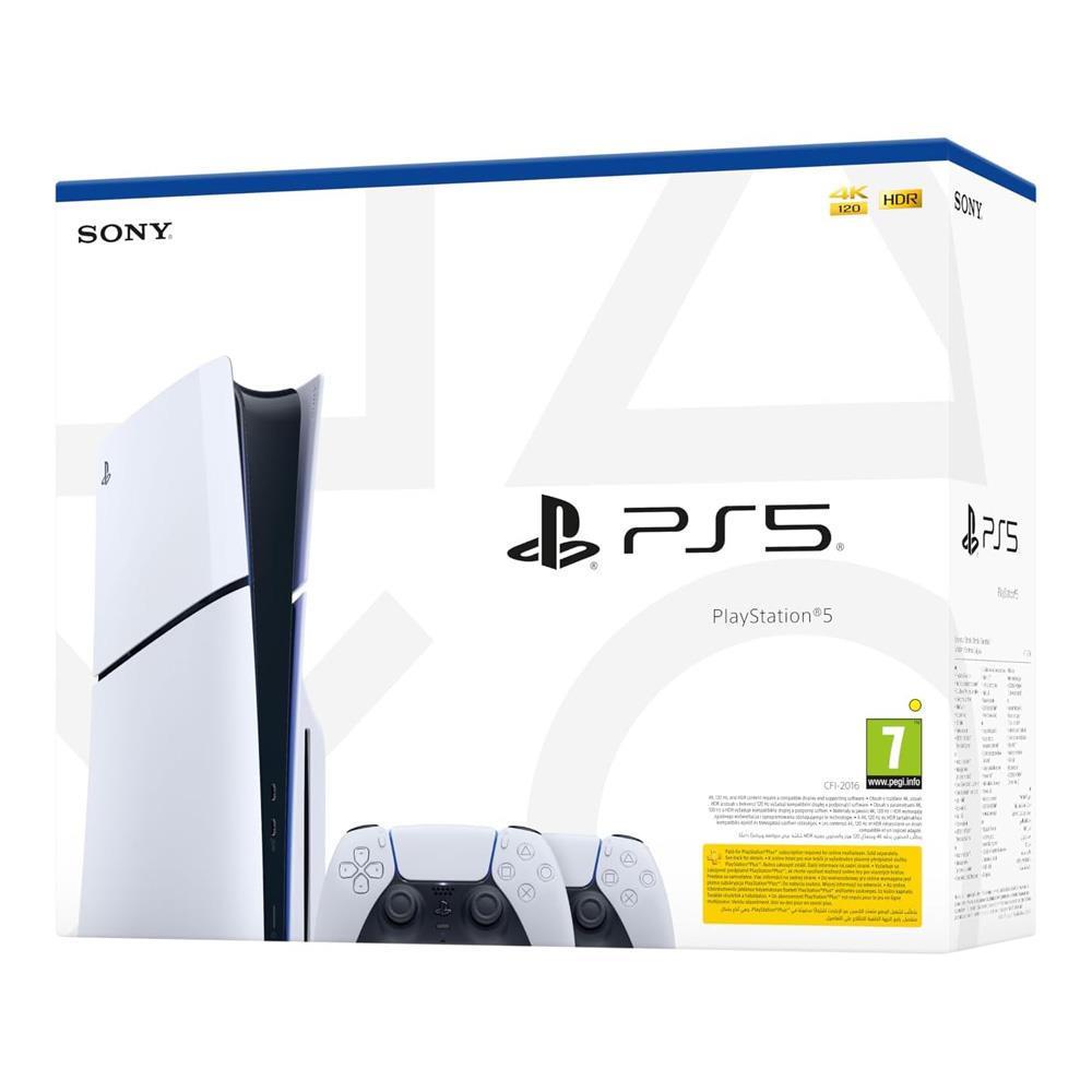 Sony Playstation 5 Slim Disc 1TB Dualsense Bundle