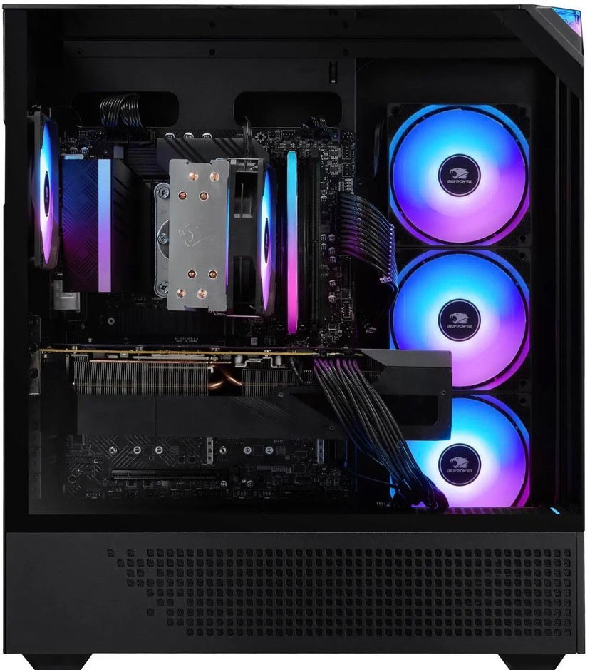 iBUYPOWER Element SE Gaming PC Desktop - AMD Ryzen 5 5500 - NVIDIA GeForce RTX 5060 8GB - 16GB DDR4 - 1TB NVMe SSD
