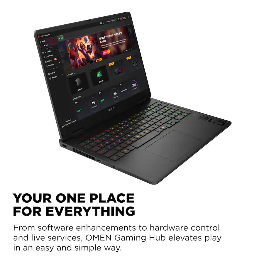 HP OMEN - 16" 2K 144Hz Gaming Laptop