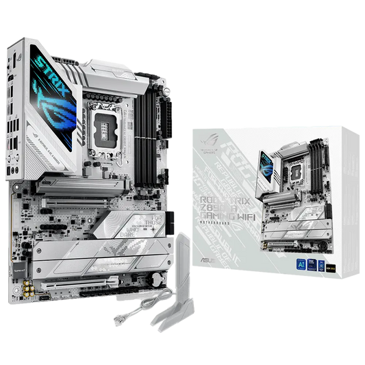 ASUS ROG STRIX Z890-A GAMING WIFI 9066MHz OC WiFi 7 DDR5 Soket 1851 M.2 HDMI Thunderbolt 4 ATX Anakart.