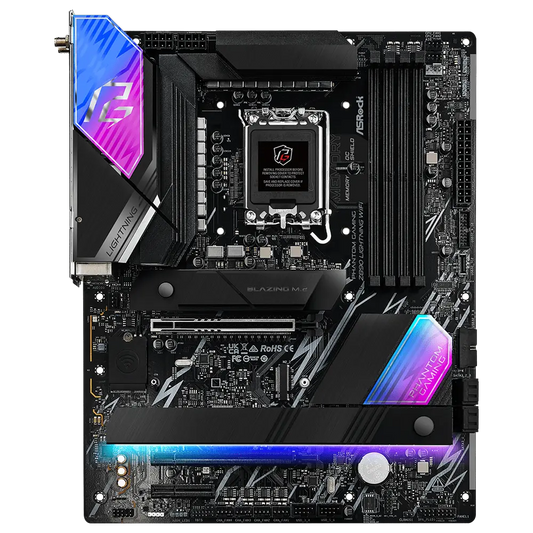 ASROCK Z890 LIGHTNING WIFI 9466MHz OC DDR5 Soket 1851 WIFI7 M.2 HDMI Thunderbolt 4 ATX Anakart.