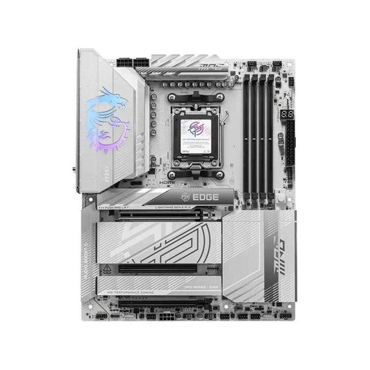 MSI MPG X870E EDGE TI WIFI 8400MHz(OC) DDR5 Soket AM5 M.2 HDMI USB4 ATX Anakart.