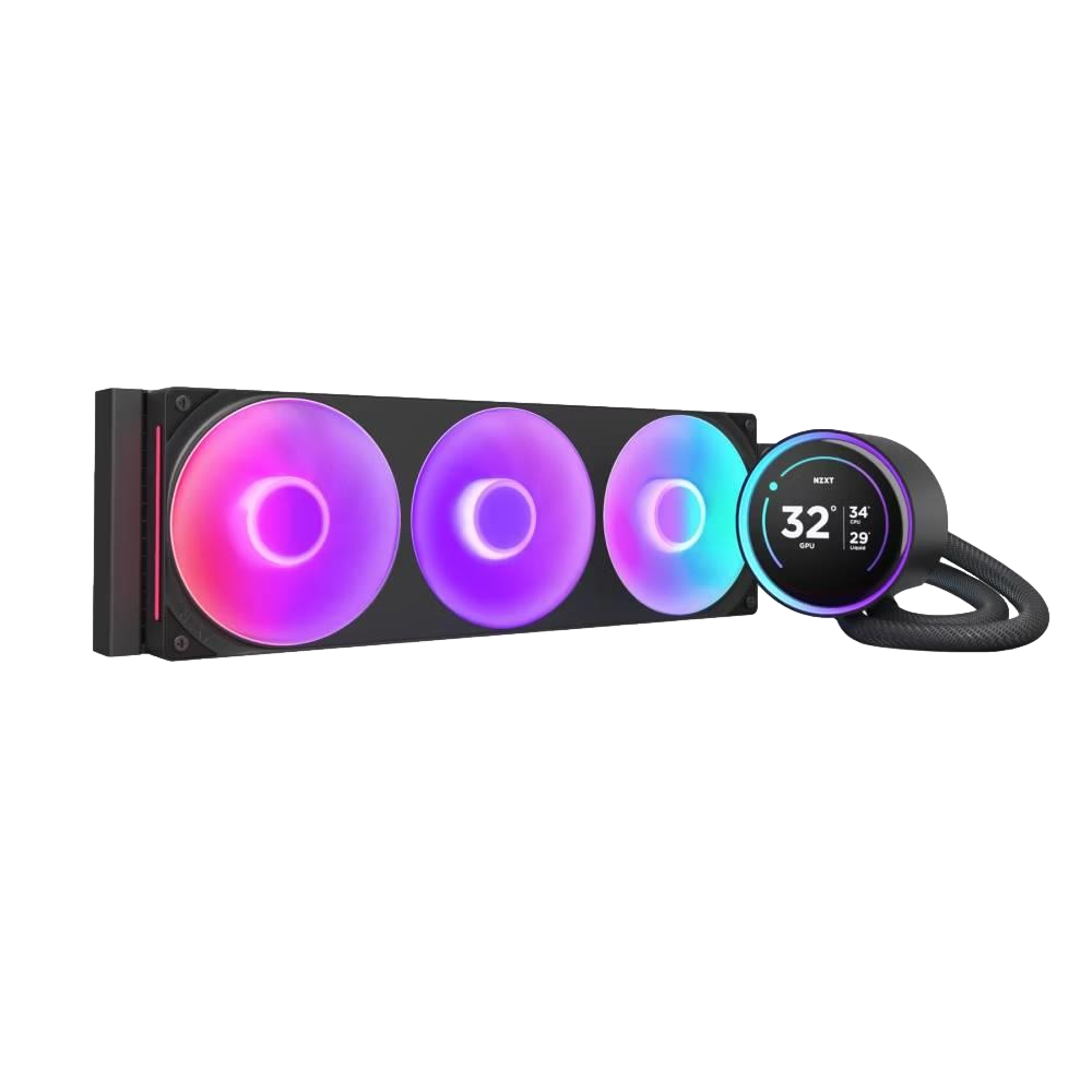 NZXT Kraken Elite 360 AIO LCD 360mm RGB Siyah Sıvı İşlemci Soğutucusu