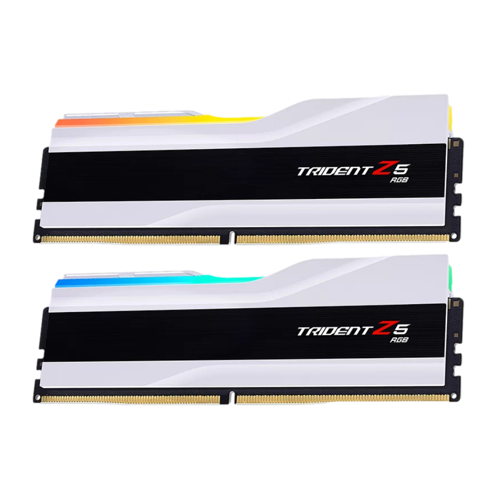 GSKILL 32GB (2x16GB) Trident Z5 RGB 6000Mhz CL36 DDR5 1.35V Beyaz Dual Kit Ram