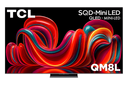 TCL 85-Inch QM8L Series Mini LED 4K UHD HDR Smart TV With Google TV 85QM8L For Immersive Home Entertainment.