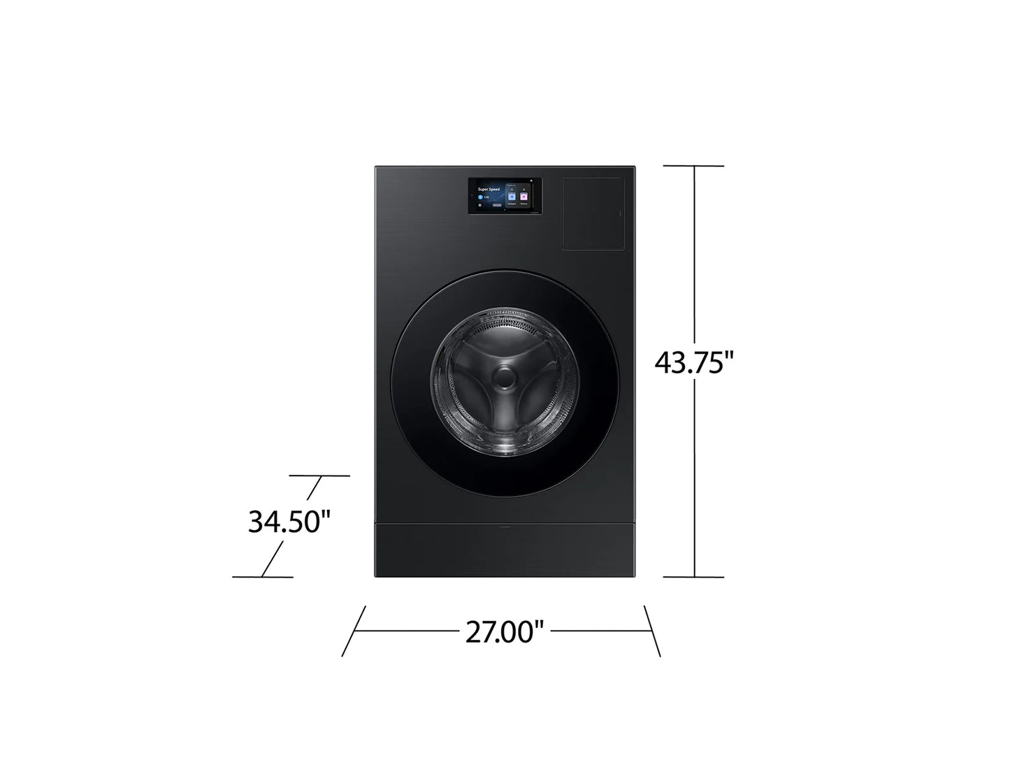 Samsung Bespoke AI All-in-One Vented Combo Çamaşır Yıkama ve Kurutma Makinesi (AI Home 7" LCD Ekran | AI OptiWash™ & Dry 15KG