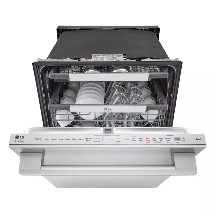 LG STUDIO Akıllı Üst Kontrollü Bulaşık Makinesi (1-Saat Yıkama & Kurutma | QuadWash® Pro | TrueSteam® | Dynamic Heat Dry™