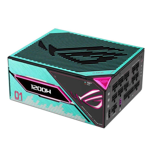 ASUS ROG THOR 1200W 80+ Platinum Hatsune Miku Edition ARGB ATX 3.1 Gen5 tam modüler güç kaynağı